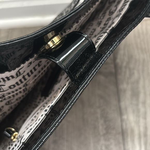 Juicy Couture Black and Gray Logo Tote - Picture 7 of 7